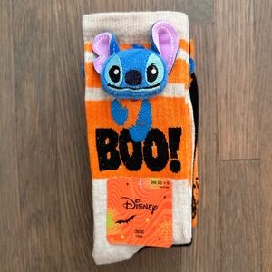 Women’s Disney Stich Halloween Socks- 3 pairs size 4-10